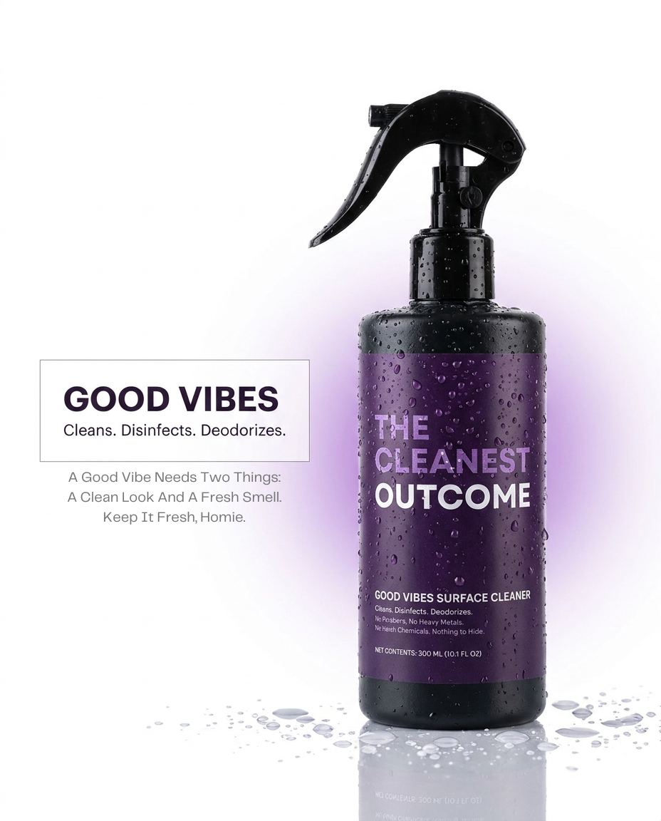 Good Vibes Surface Cleaner — For The Cleanest Outcome